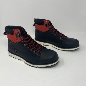 Territory Slickrock Boots Men's 10.5 Black Leather Water Resistant Lace-Up S0724